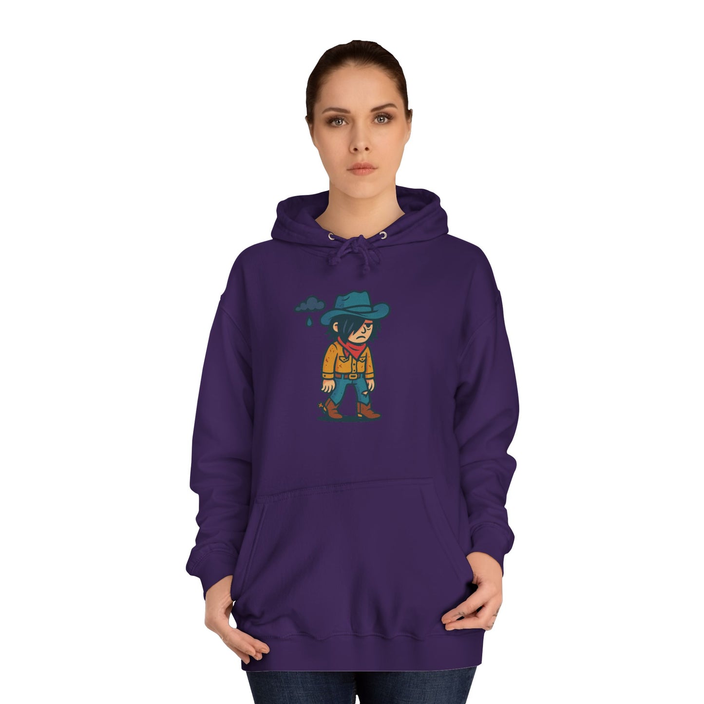 The Lonesome Drifter – Stormbound Cowboy Hoodie