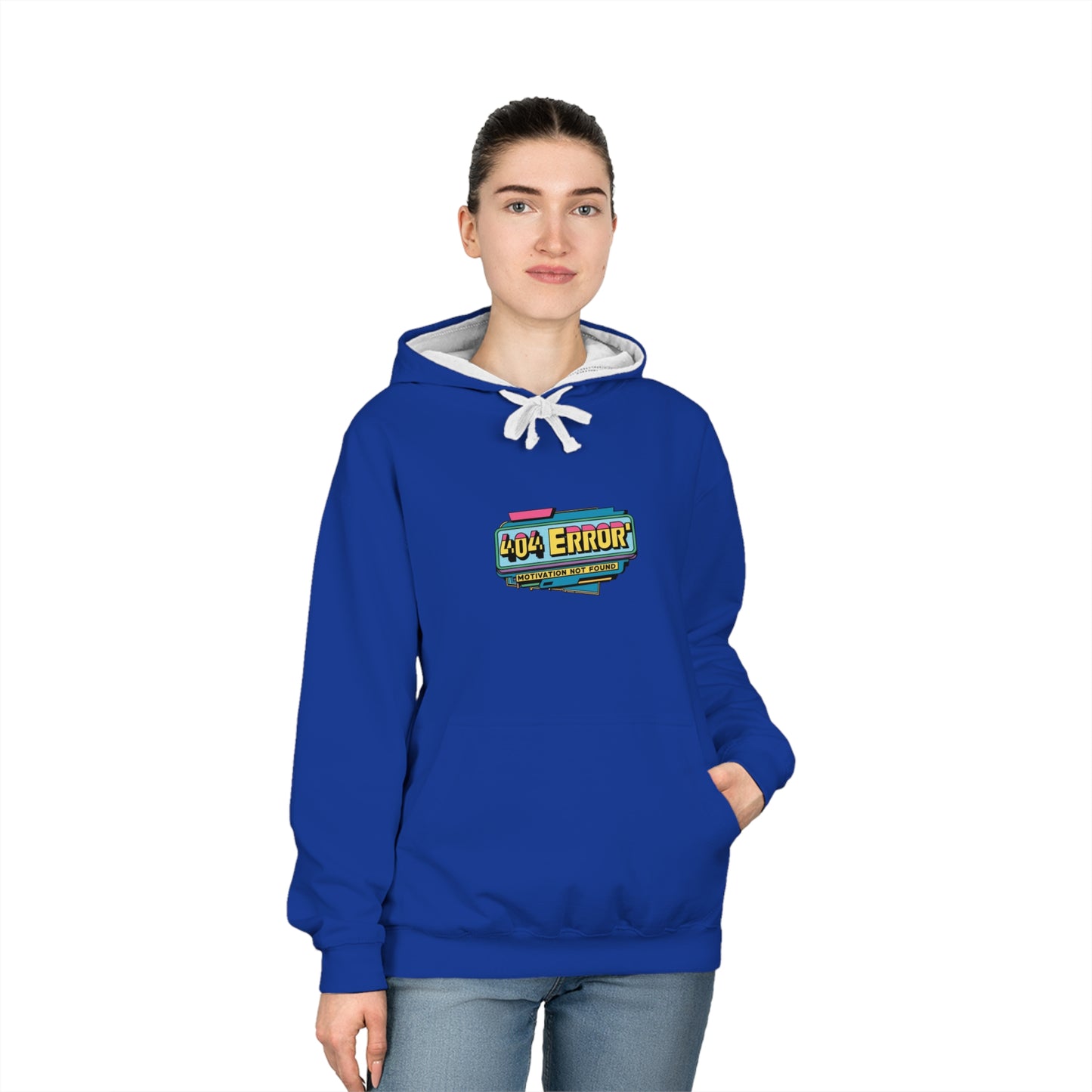 404 Error: Motivation Not Found Hoodie