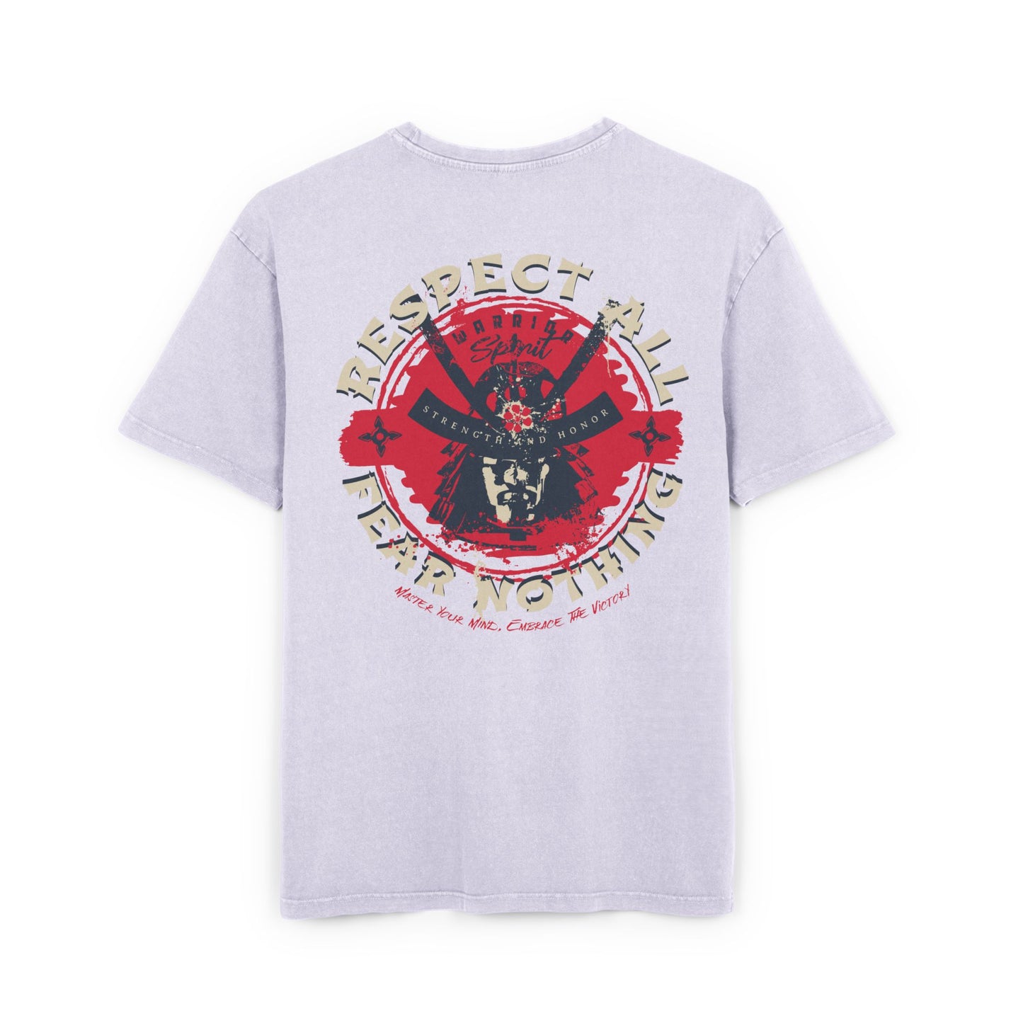 Samurai Oversized T-Shirt – Acid-Washed Streetwear with Warrior Spirit