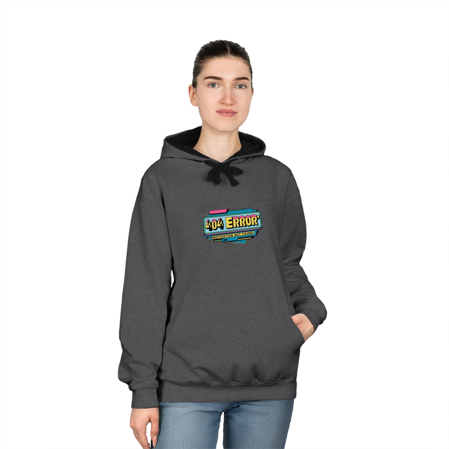 404 Error: Motivation Not Found Hoodie