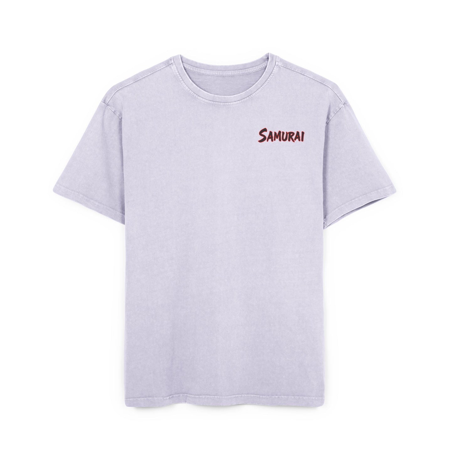 Samurai Oversized T-Shirt – Acid-Washed Streetwear with Warrior Spirit