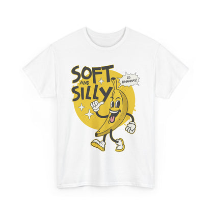 Playful Banana Graphic Tee, Soft and Silly Unisex T-Shirt, Fun Gift, Summer Outfit, Casual Wear, Birthday Present