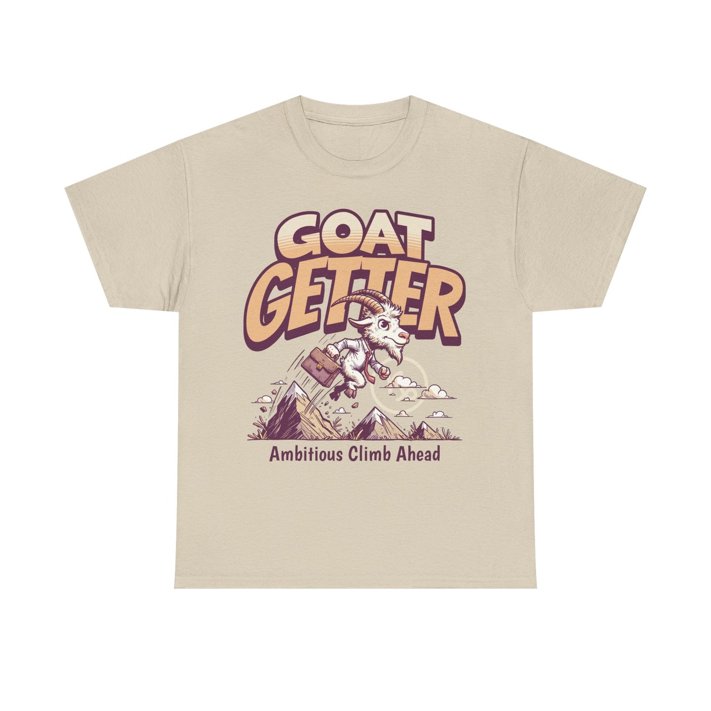 GOAT GETTER Unisex Heavy Cotton Tee - Ambitious Climb Ahead, Motivational T-Shirt, Gift for Entrepreneurs, Adventure Lover Shirt, [...]