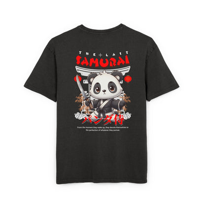 Samurai Oversized T-Shirt – Acid-Washed Streetwear with Warrior Spirit