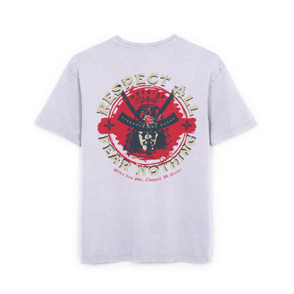 Samurai Oversized T-Shirt – Acid-Washed Streetwear with Warrior Spirit