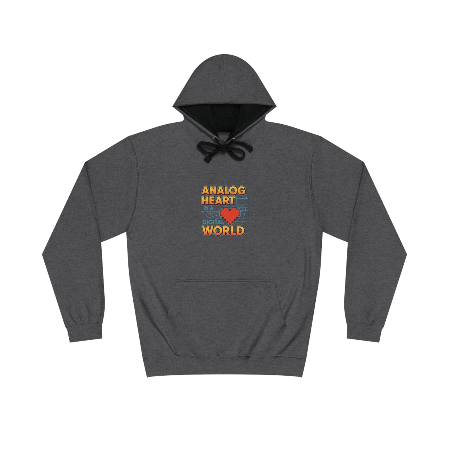 Analog Heart in a Digital World Hoodie