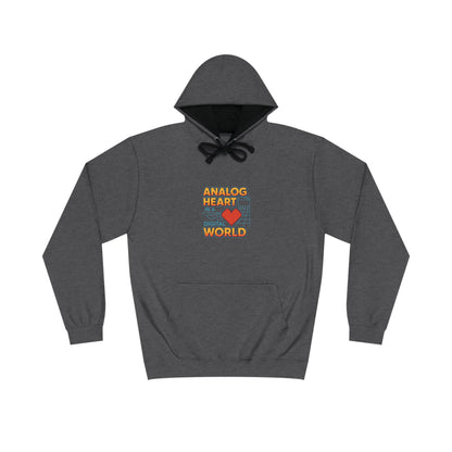 Analog Heart in a Digital World Hoodie
