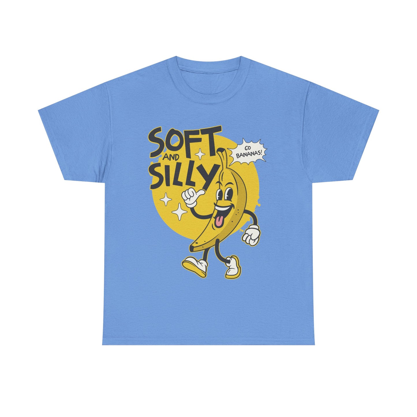 Playful Banana Graphic Tee, Soft and Silly Unisex T-Shirt, Fun Gift, Summer Outfit, Casual Wear, Birthday Present