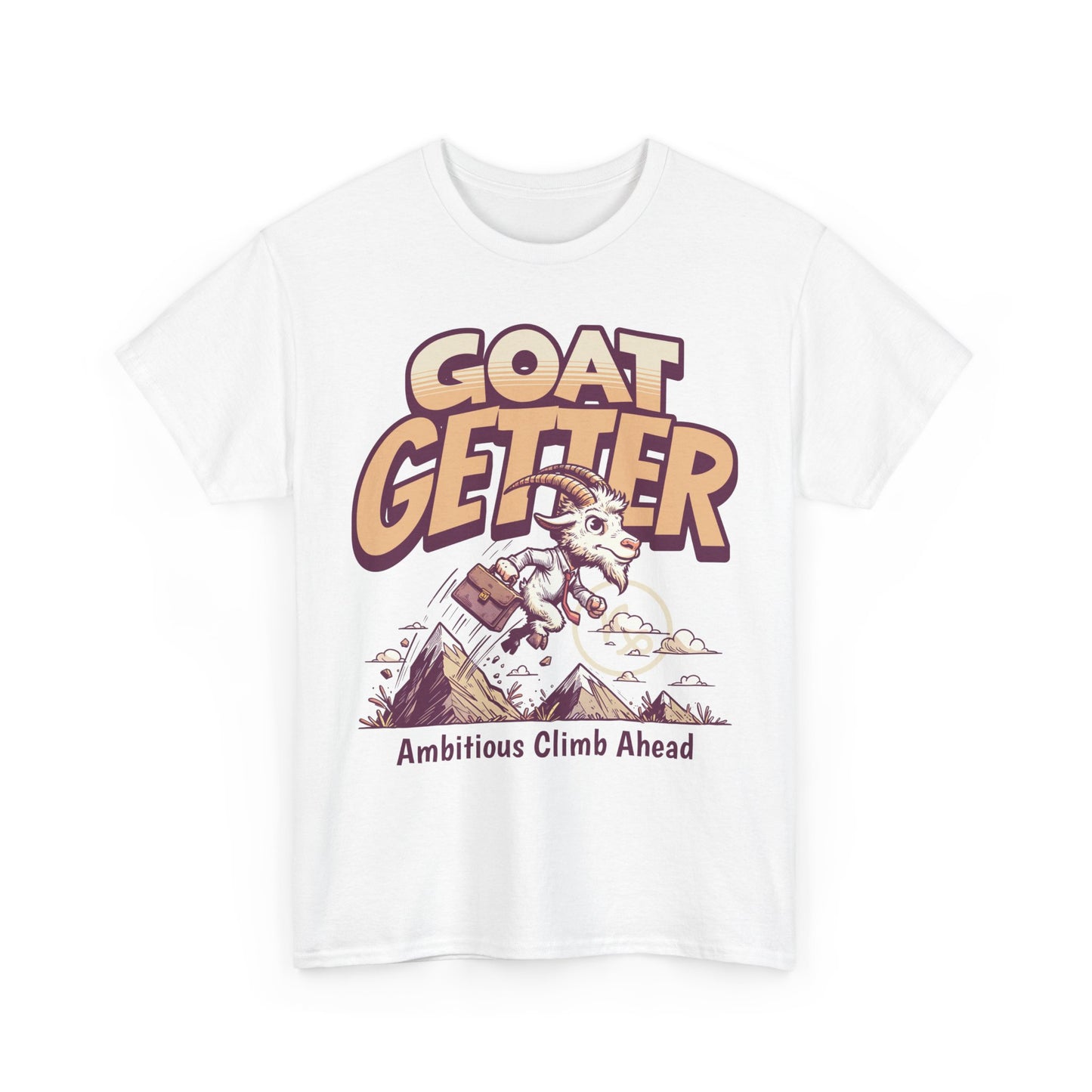 GOAT GETTER Unisex Heavy Cotton Tee - Ambitious Climb Ahead, Motivational T-Shirt, Gift for Entrepreneurs, Adventure Lover Shirt, [...]
