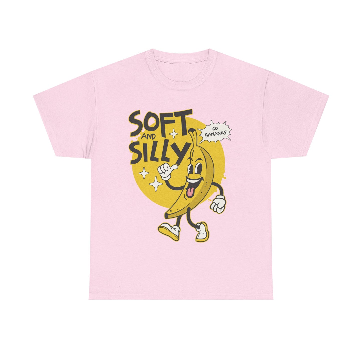 Playful Banana Graphic Tee, Soft and Silly Unisex T-Shirt, Fun Gift, Summer Outfit, Casual Wear, Birthday Present