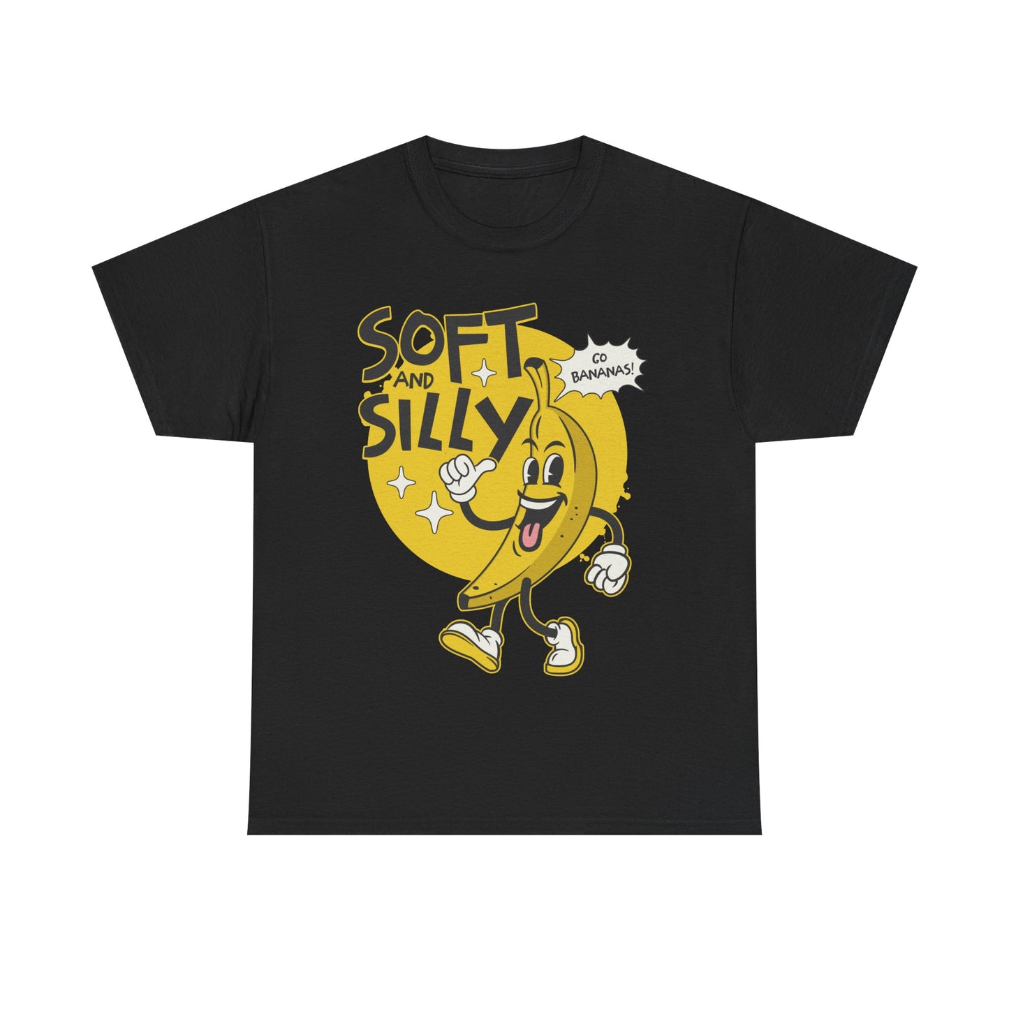 Playful Banana Graphic Tee, Soft and Silly Unisex T-Shirt, Fun Gift, Summer Outfit, Casual Wear, Birthday Present