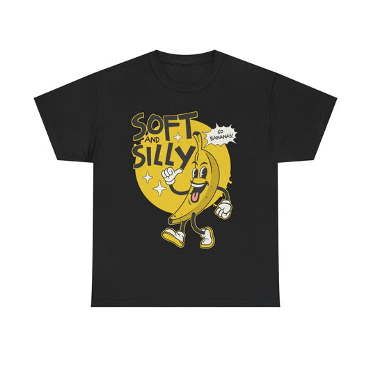 Playful Banana Graphic Tee, Soft and Silly Unisex T-Shirt, Fun Gift, Summer Outfit, Casual Wear, Birthday Present