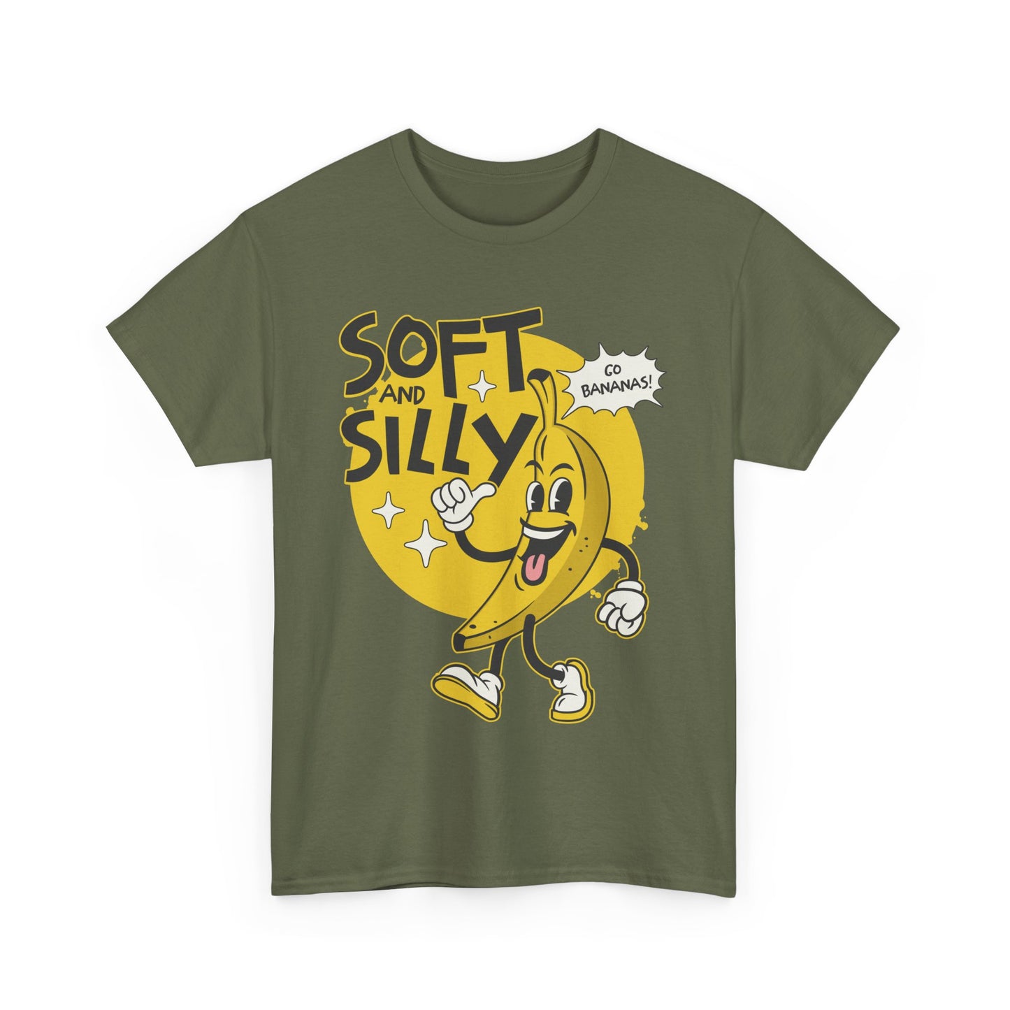 Playful Banana Graphic Tee, Soft and Silly Unisex T-Shirt, Fun Gift, Summer Outfit, Casual Wear, Birthday Present
