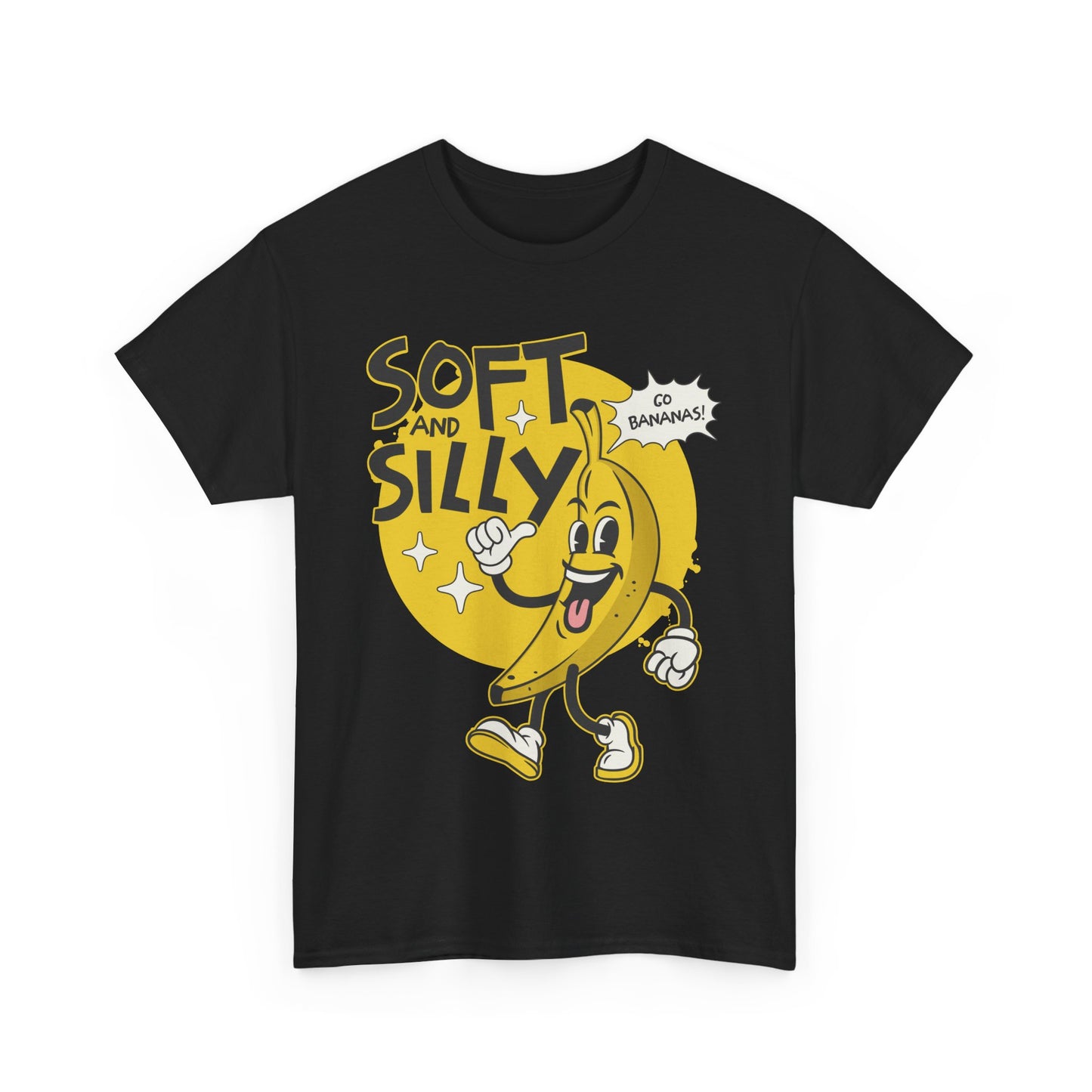 Playful Banana Graphic Tee, Soft and Silly Unisex T-Shirt, Fun Gift, Summer Outfit, Casual Wear, Birthday Present