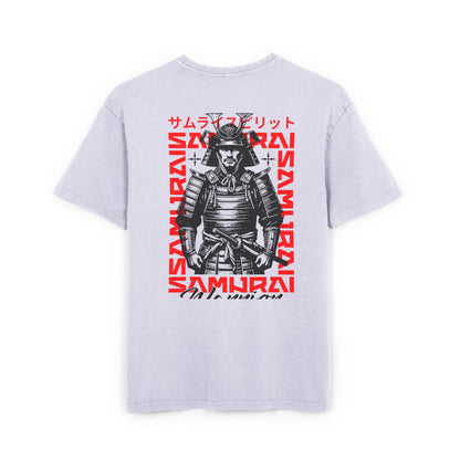 Samurai Oversized T-Shirt – Acid-Washed Streetwear with Warrior Spirit