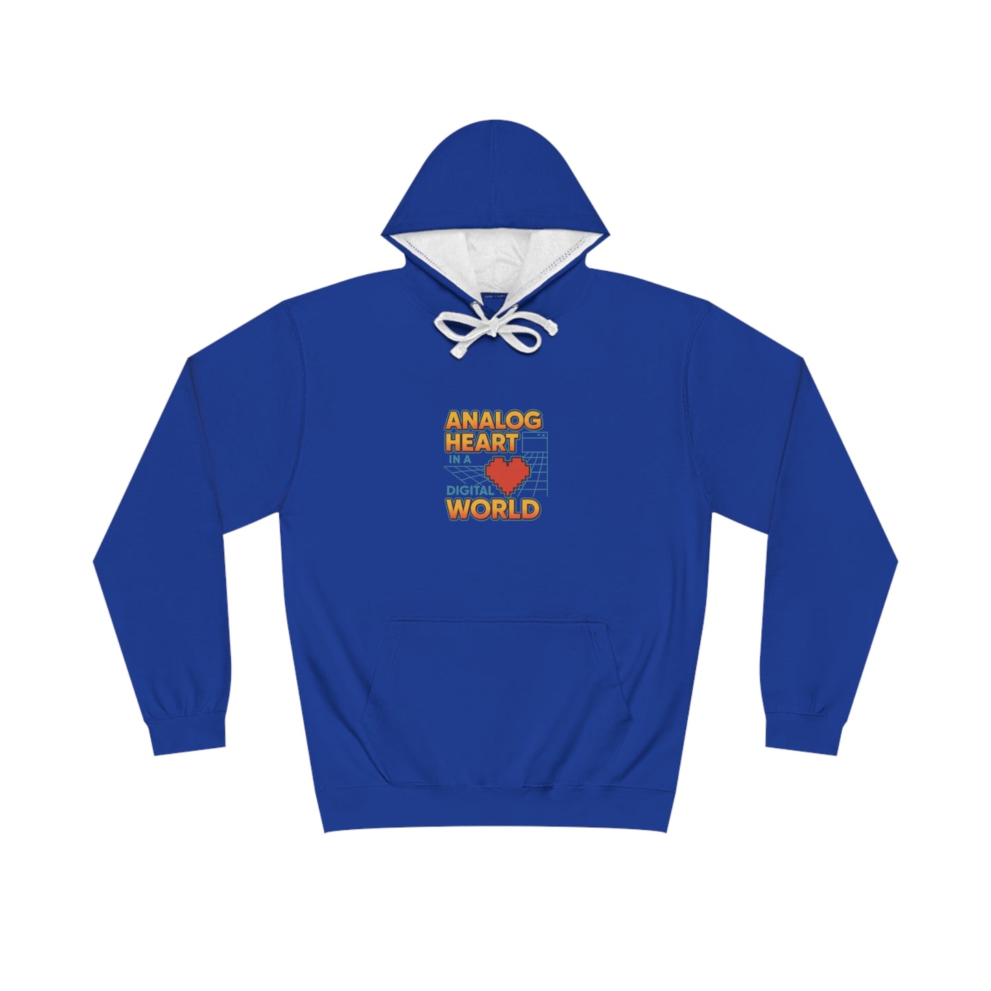 Analog Heart in a Digital World Hoodie