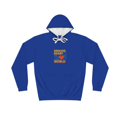 Analog Heart in a Digital World Hoodie