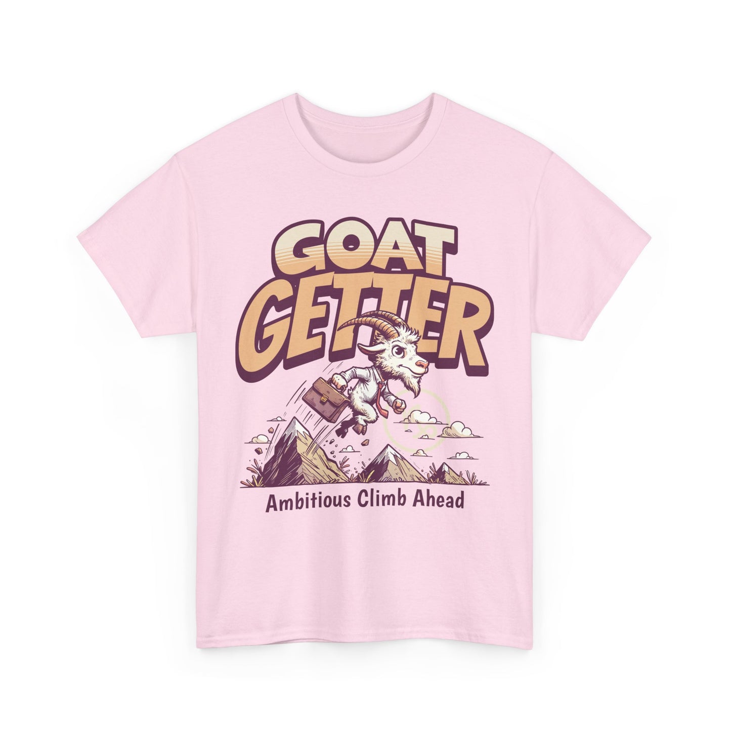 GOAT GETTER Unisex Heavy Cotton Tee - Ambitious Climb Ahead, Motivational T-Shirt, Gift for Entrepreneurs, Adventure Lover Shirt, [...]