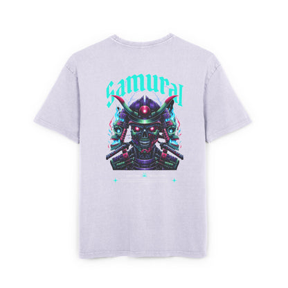 Samurai Oversized T-Shirt – Acid-Washed Streetwear with Warrior Spirit