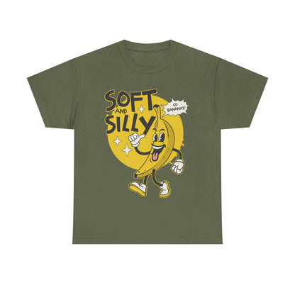 Playful Banana Graphic Tee, Soft and Silly Unisex T-Shirt, Fun Gift, Summer Outfit, Casual Wear, Birthday Present