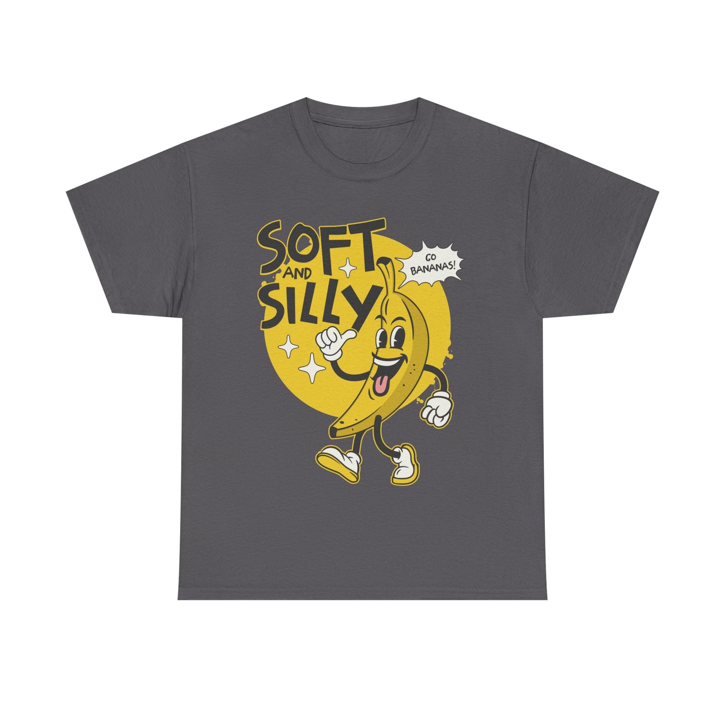 Playful Banana Graphic Tee, Soft and Silly Unisex T-Shirt, Fun Gift, Summer Outfit, Casual Wear, Birthday Present