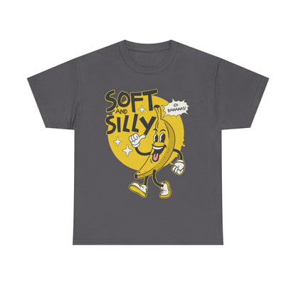 Playful Banana Graphic Tee, Soft and Silly Unisex T-Shirt, Fun Gift, Summer Outfit, Casual Wear, Birthday Present