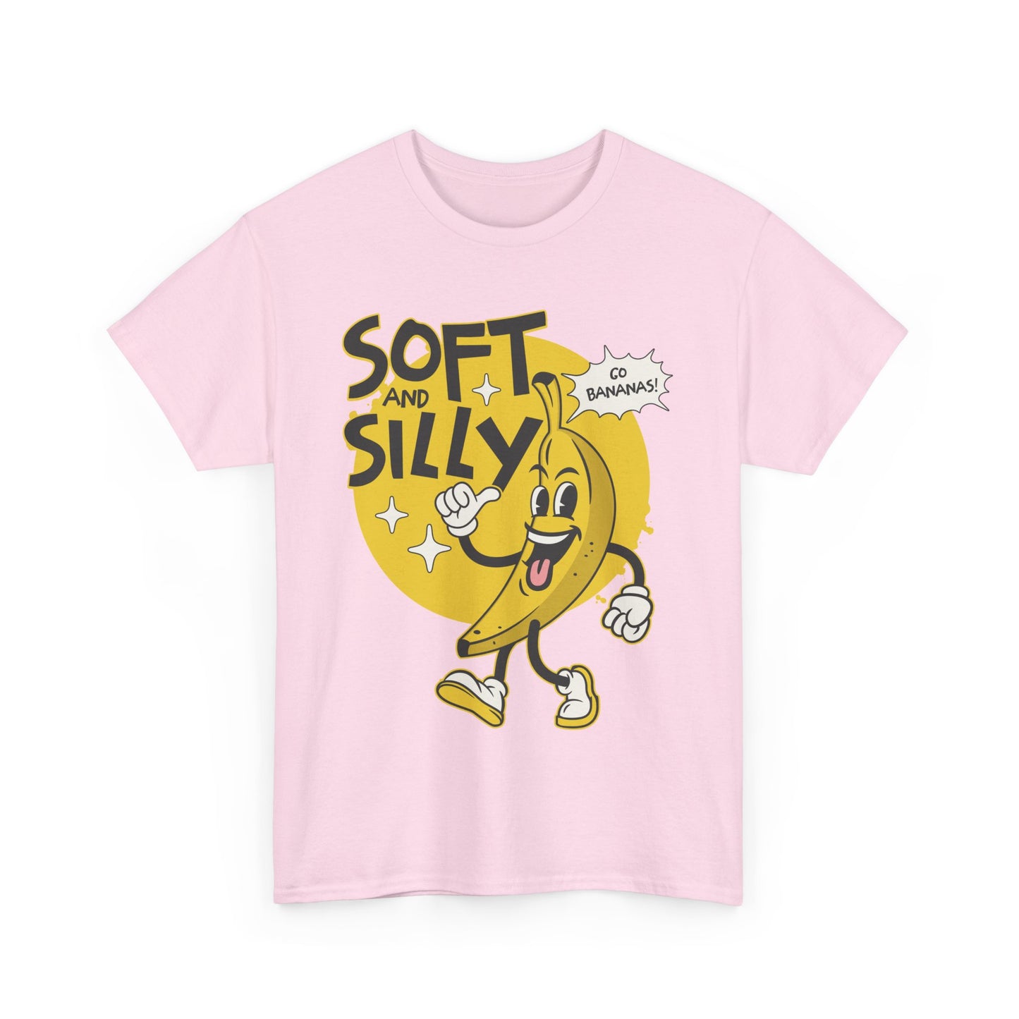 Playful Banana Graphic Tee, Soft and Silly Unisex T-Shirt, Fun Gift, Summer Outfit, Casual Wear, Birthday Present