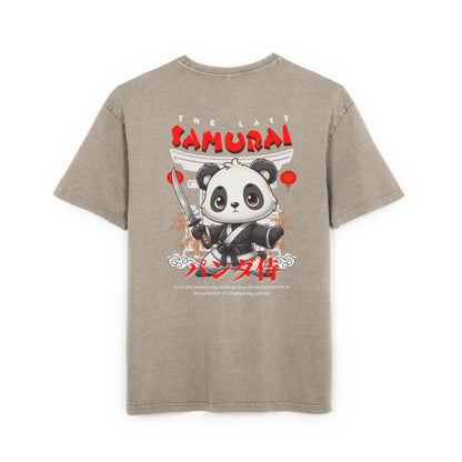 Samurai Oversized T-Shirt – Acid-Washed Streetwear with Warrior Spirit