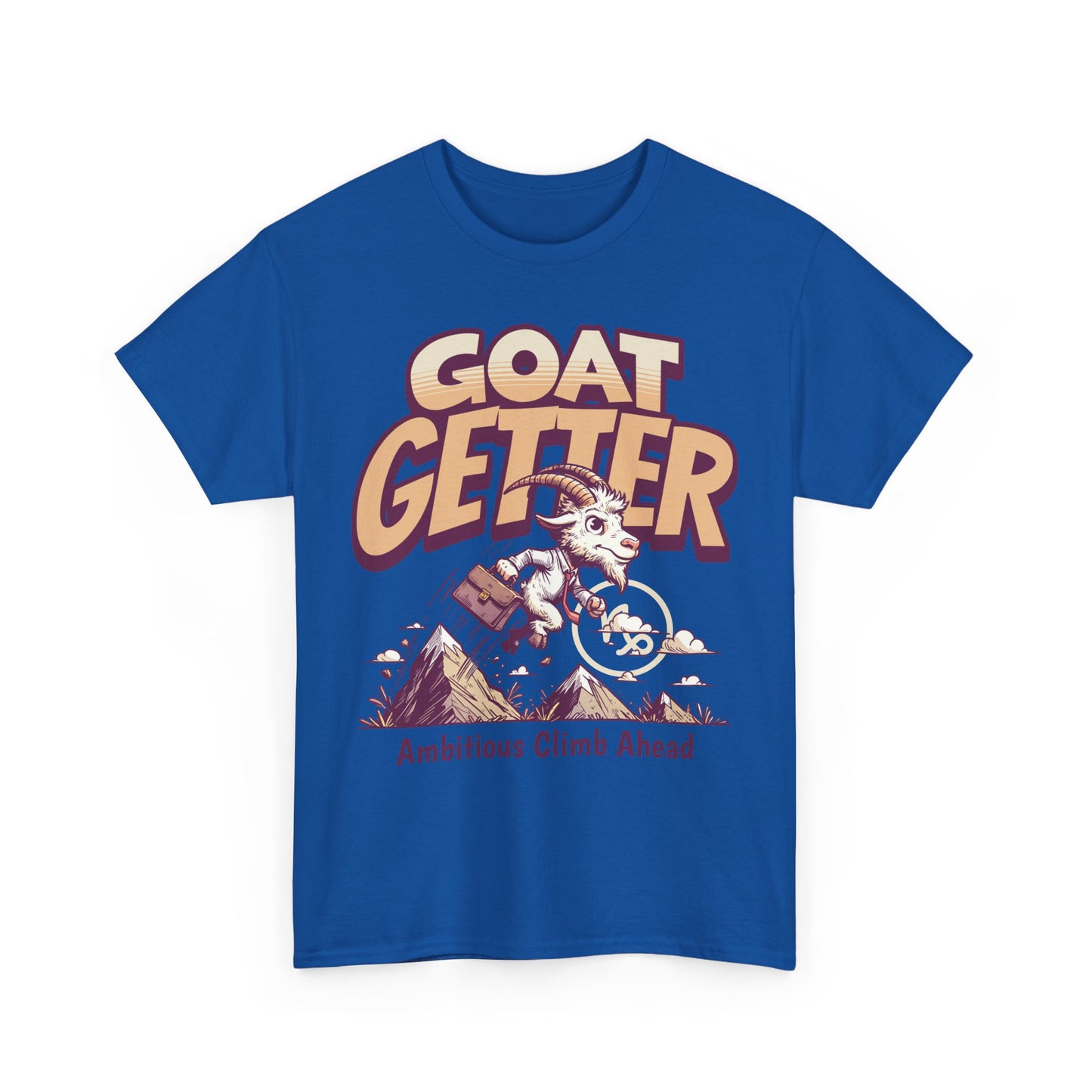 GOAT GETTER Unisex Heavy Cotton Tee - Ambitious Climb Ahead, Motivational T-Shirt, Gift for Entrepreneurs, Adventure Lover Shirt, [...]
