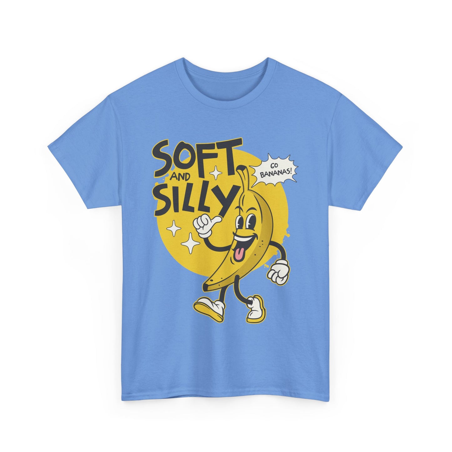 Playful Banana Graphic Tee, Soft and Silly Unisex T-Shirt, Fun Gift, Summer Outfit, Casual Wear, Birthday Present