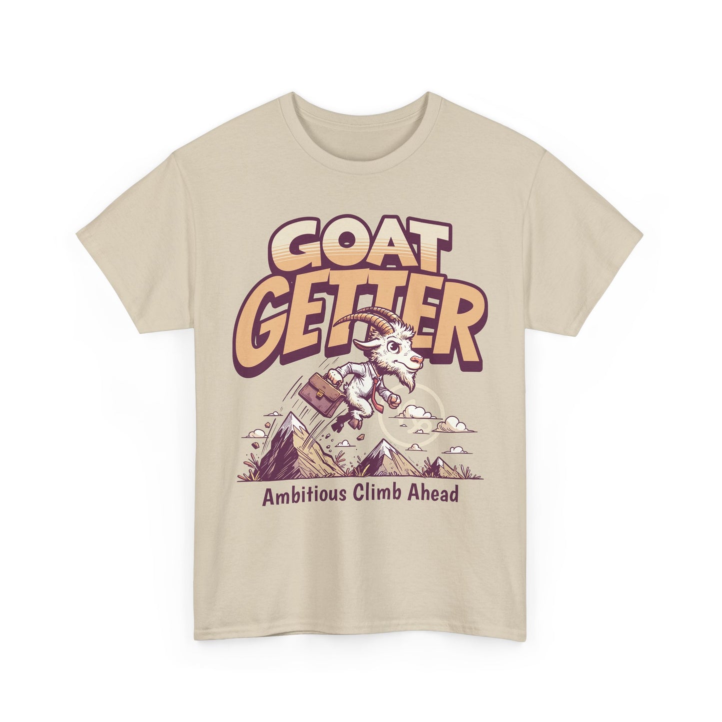 GOAT GETTER Unisex Heavy Cotton Tee - Ambitious Climb Ahead, Motivational T-Shirt, Gift for Entrepreneurs, Adventure Lover Shirt, [...]